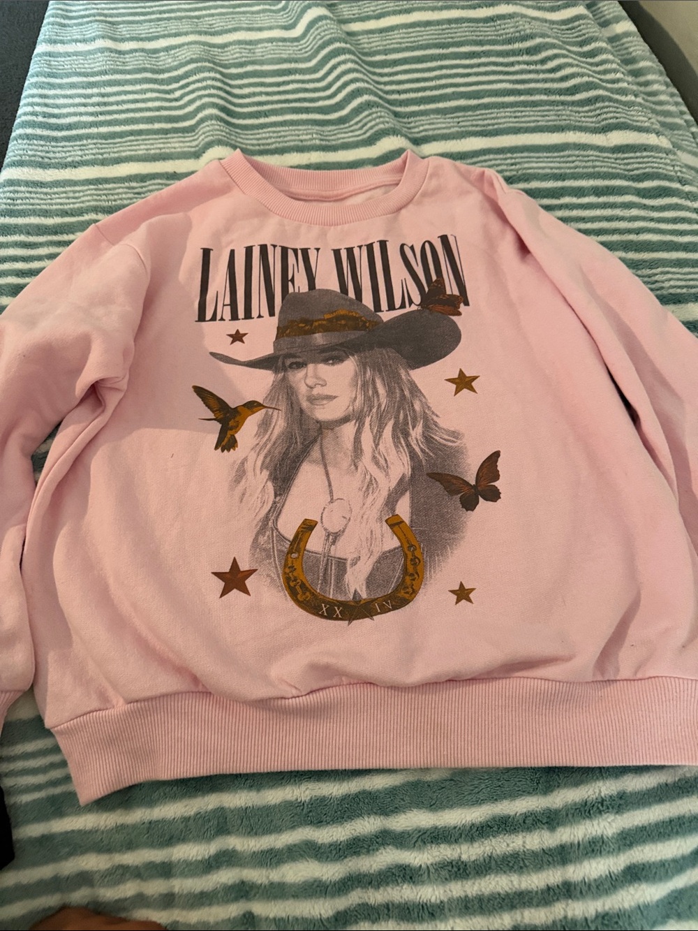 Laney Wilson Pink Graphic Sweatshirt